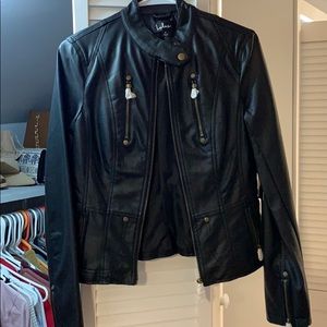 Lulus Faux Leather Jacket